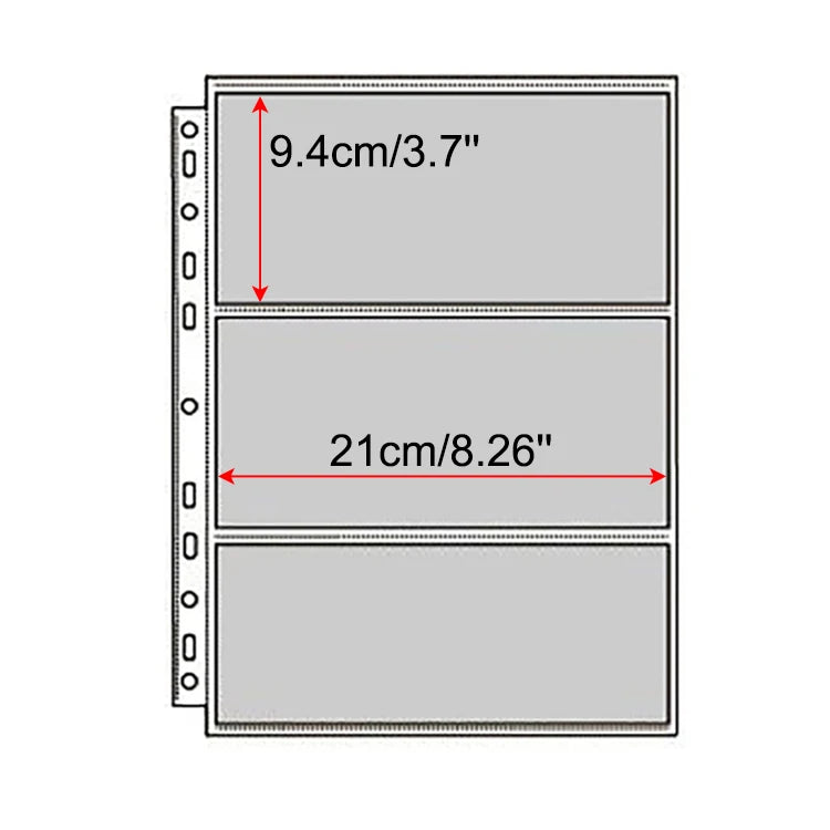 A4 Binder Photocards Holder Kpop Photo Card Page 2/3/4/9/10 Pocket Sleeves PVC Free Photo Album Refills 4x6 10x15 Pocket Sleeves