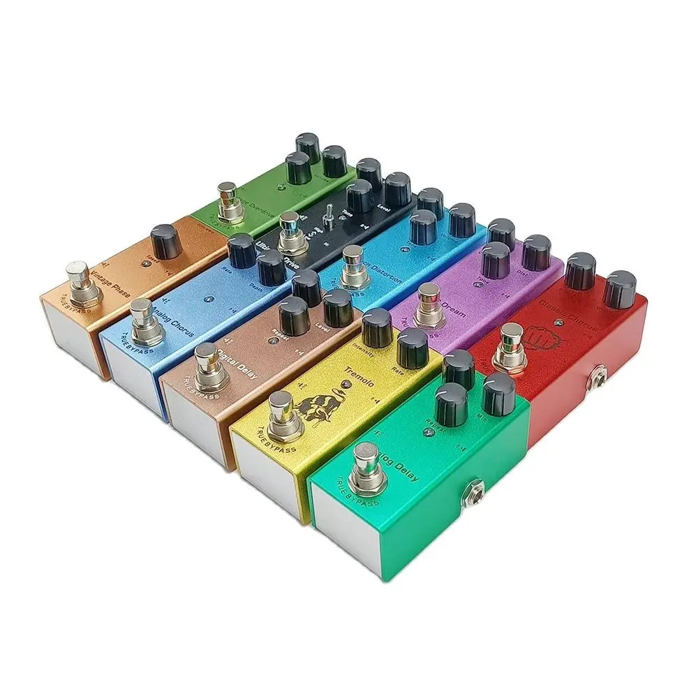 Electric Guitar Pedal Vintage Overdrive/US Dream/Classic Chorus/Vintage Phase/Tremolo/Analog Delay/Digital Delay/Ultimate Drive
