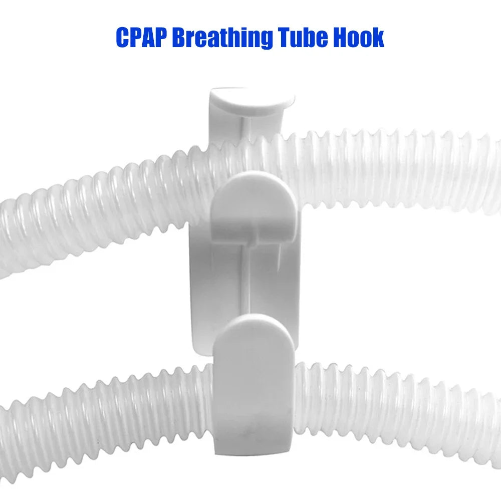 Cpap Hose and CPAP Hose Tube Hook & Hose Brush Keep Cpap Supplies Set Clean Tidy - Tube Holder Tube Flexible Cleaner Brush