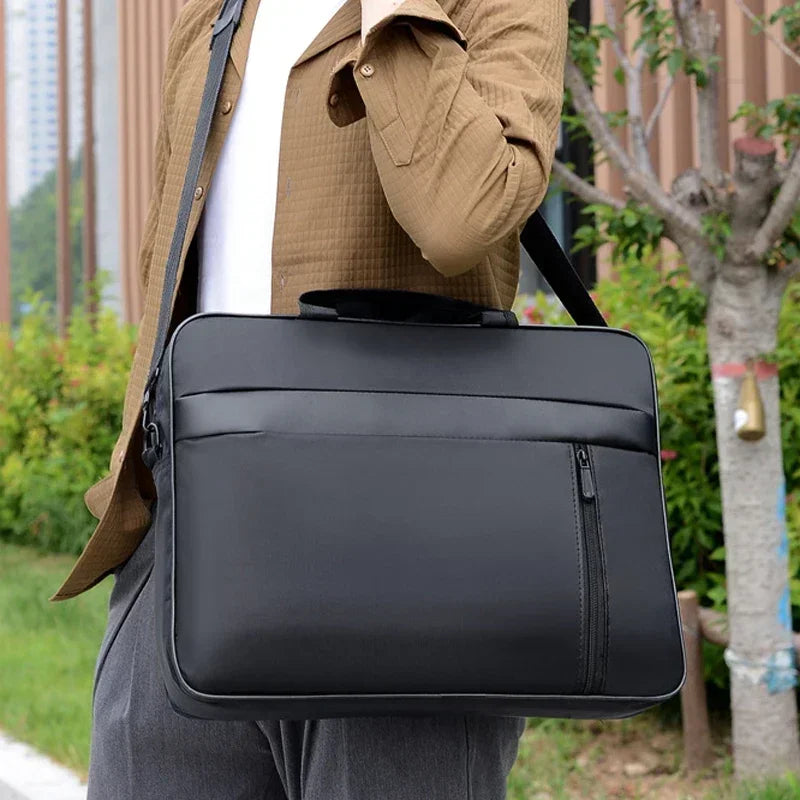 15.6 Inch Men's Handbags Laptop Bag Outdoor Business Trip Black Portable Large Capacity Computer Organizer Bags Мужская сумка 가방