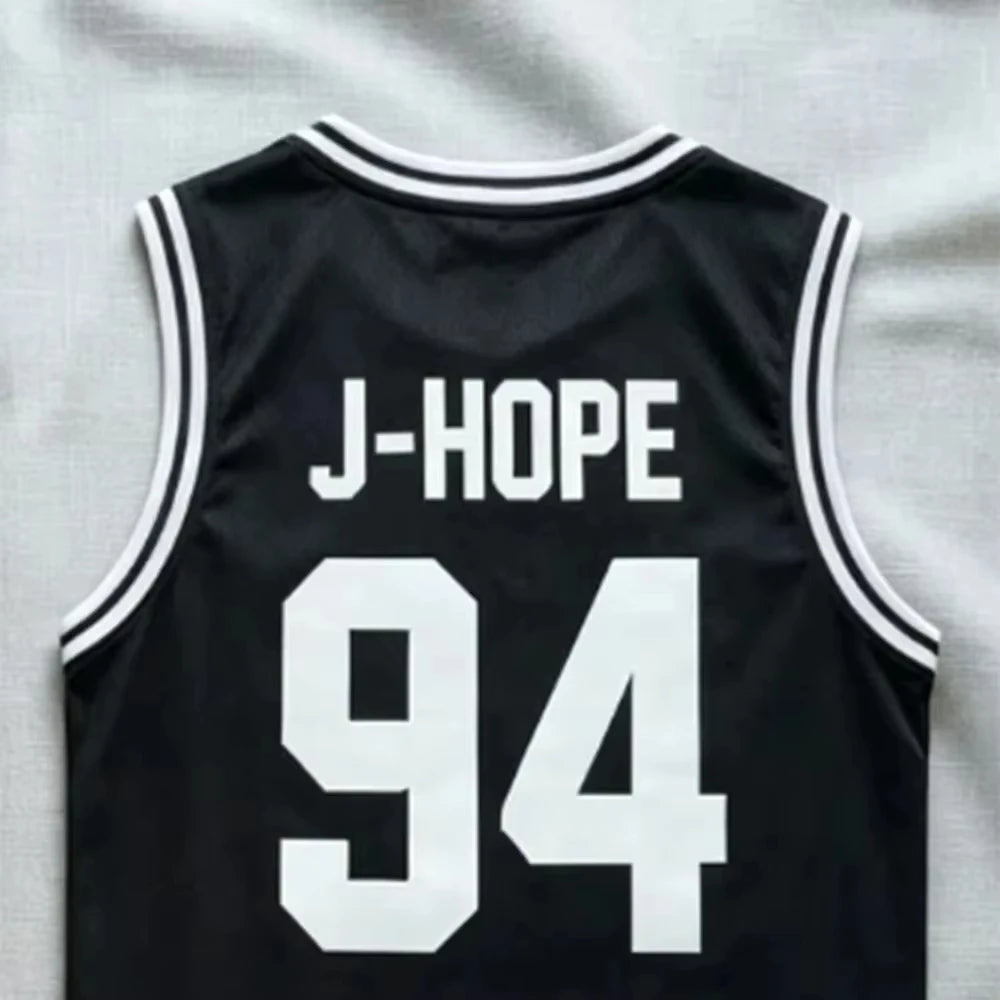 Hot New Concert K-pop Idol Surrounding Basketball Vest BTS Entertainment Concert Fans Commemoration for Men Women Kids Jersey
