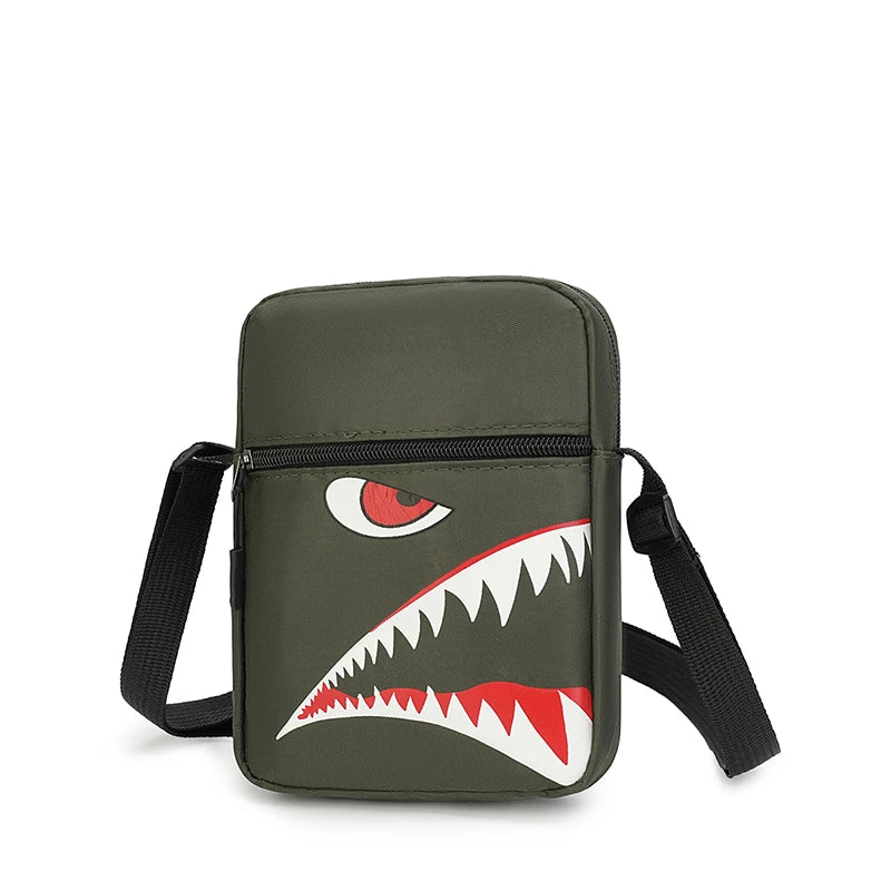 Men's Casual Oxford Shoulder Bag - Unisex Crossbody Phone Pouch with Adjustable Strap (Travel Waist Pack & Chest Bag)