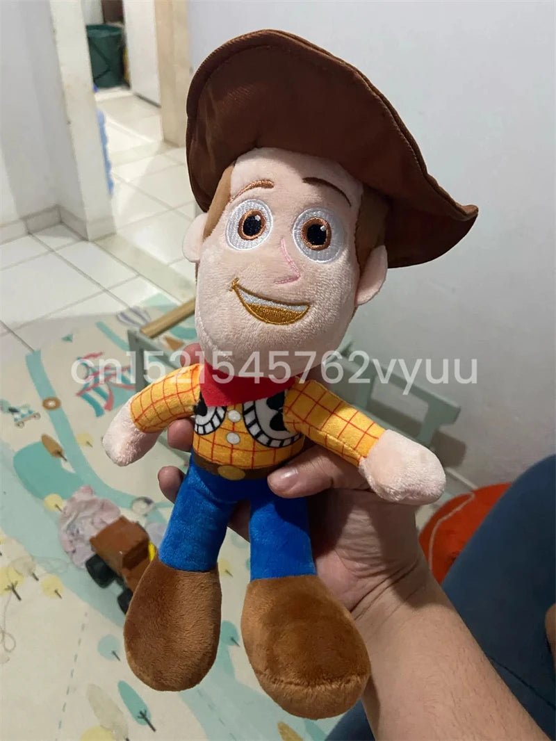 23cm Cute Woody Buzz Lightyear Plush Toy Lovely Stuffed Anime Jessie Plushies Pendant Cartoon Doll Home Decor Xmas Gifts