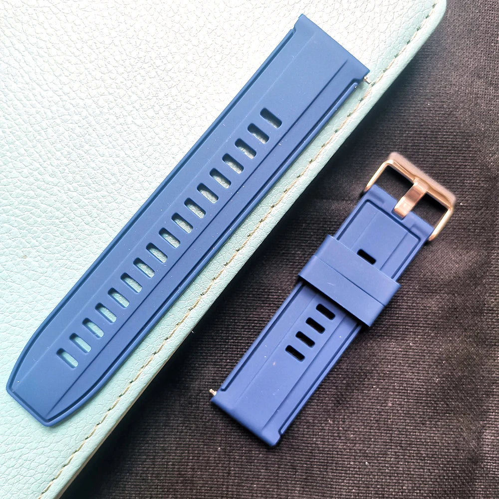 Silicone 22mm strap For Huawei GT 2 3 4 46mm WristStrap For Huawei Watch 4 /3 GT4 GT2 Pro GT2e GT3 SE Magic2 46 Bracelet  Band