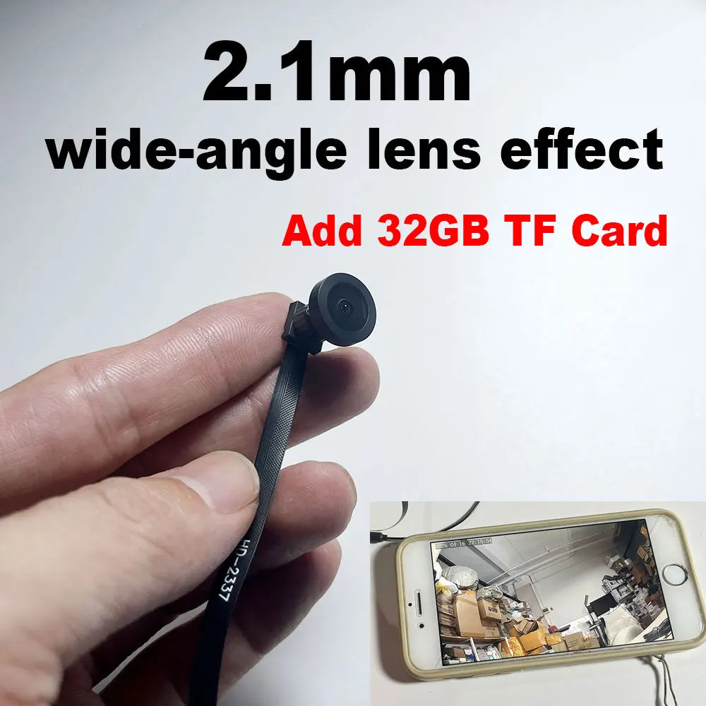 Tuya Mini wifi Pcb Camera Wide angle 2.1mm 3MP Indoor Onvif Built-in Audio TF Card Slot IPC  Smart Security TUYA APP Cam