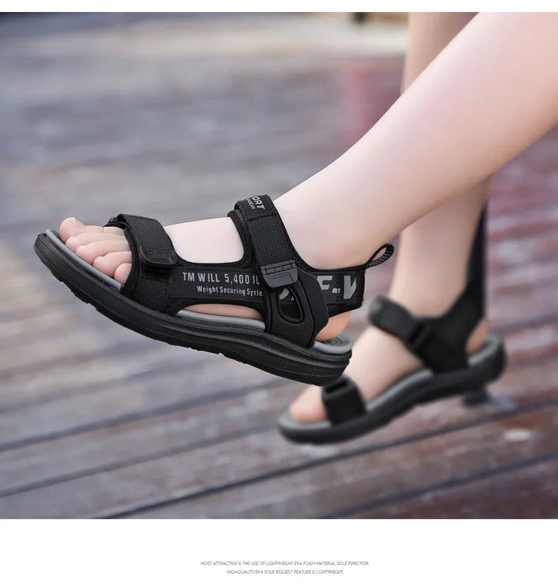 Hot Sale Summer Children Sandals Fashion Sneakers Boy Girls Outdoor Beach Shoes Kids Non-Slip Footwear Sandals