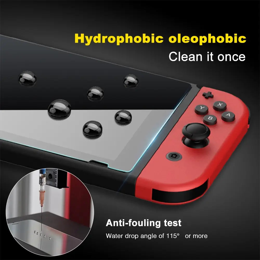 1/2/3PCS 9H Tempered Glass Screen Protector Compatible-Nintendo Switch OLED/ NS Hard Protector Film for Switch Lite Game Console