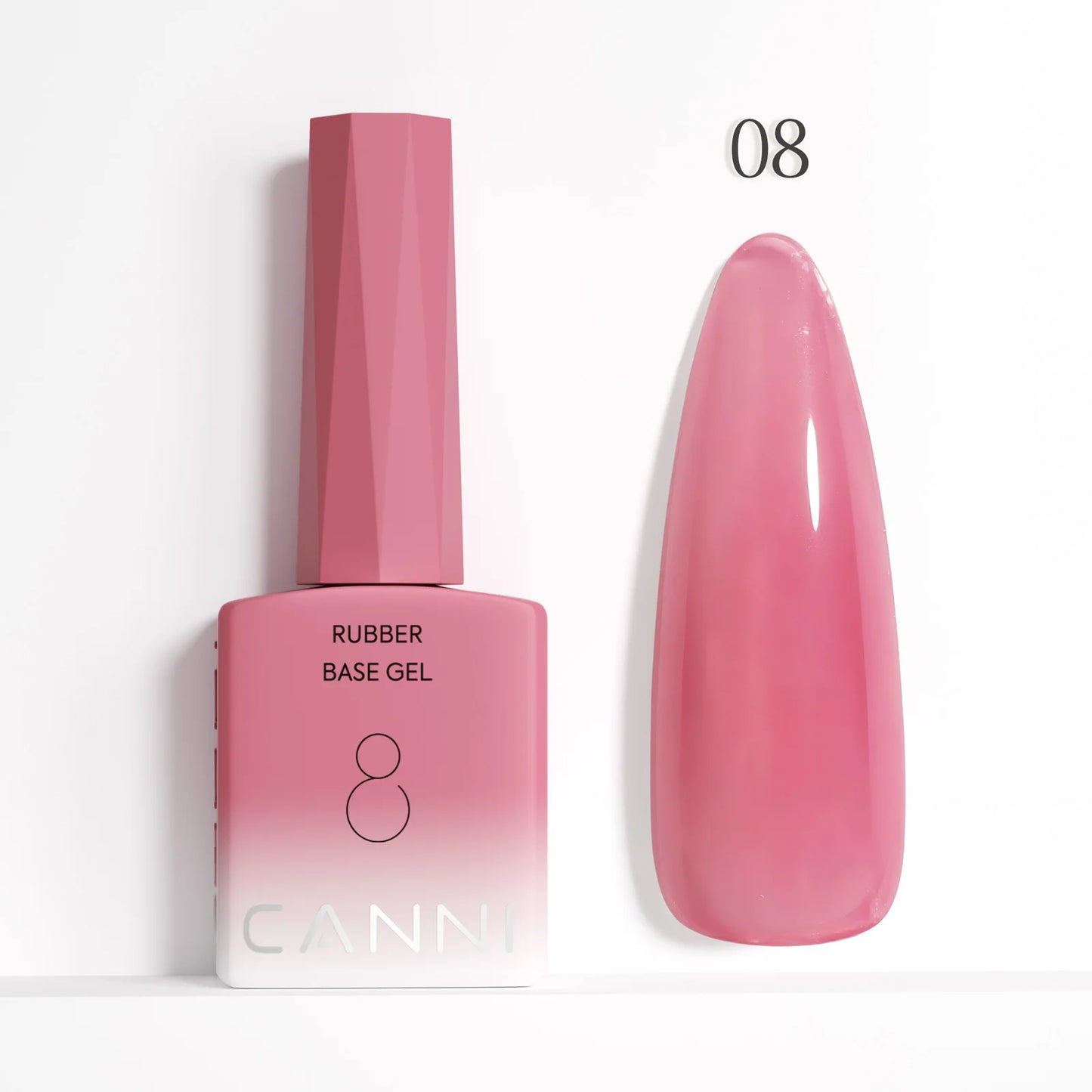 CANNI Nail Gel Polish HEMA/TPO FREE Extension UV Gel Builder Nail Gel In Bottle Semi Permanent Rubber Base Self-leveling Gel
