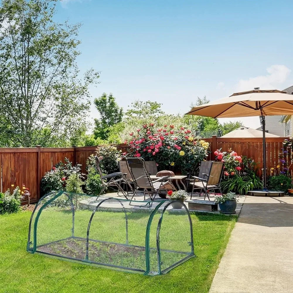 Transparent Mini Plant Greenhouse Plastic Waterproof Insulation Cover Bird-proof Efficient Protect Plant Grow Tent Backyard
