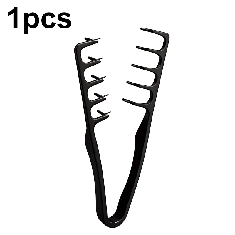 1/2/5Pcs Volumizing Wide-Tooth Hair Styling Comb Curling Tools Fluffy Texture For Men Ideal For All Hair Types Hairstyling Tools
