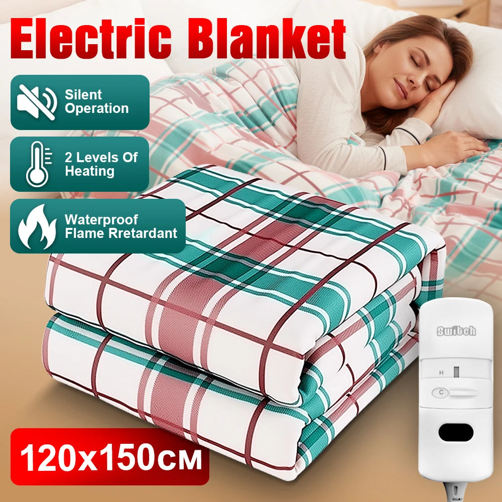 110/220V Electric Blanket Thicker Heaters Home Bed Sheet Thermal Mat 3 Size Winter Home Thermostat Double Body Warmer Pads