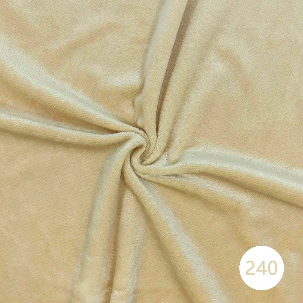 1.5mm Super Soft Short Plush Fabric Thick Crystal Super Soft Flannel Plush Toy Handmade Diy Fabric 45x50cm