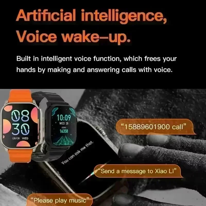 DT900 Smart Watch 7in1 Watch Music Bluetooth Call Game Health and Fitness Wireless Charging Waterproof sports watch men women