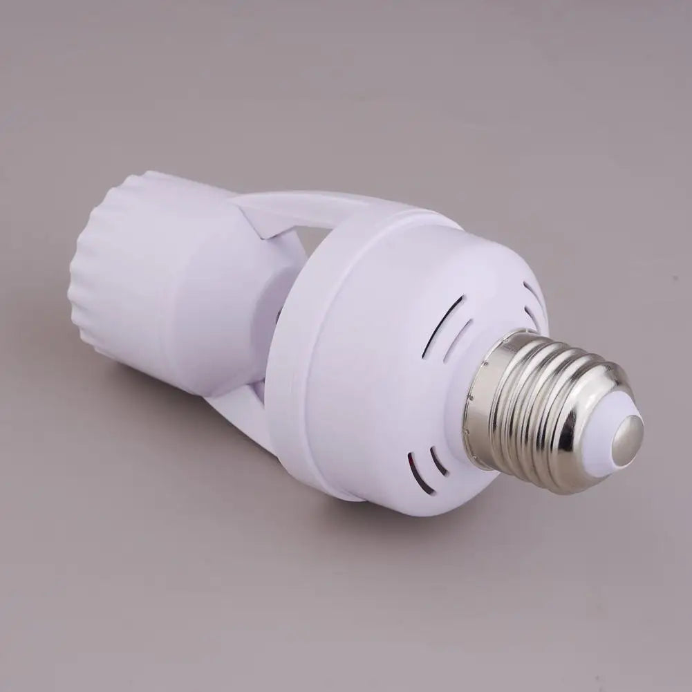 PIR Motion Sensor Lamp Holder E27 Smart Light Bulb Holder Adapter Auto On/Off Motion Light Socket for Porch Staircase Basement