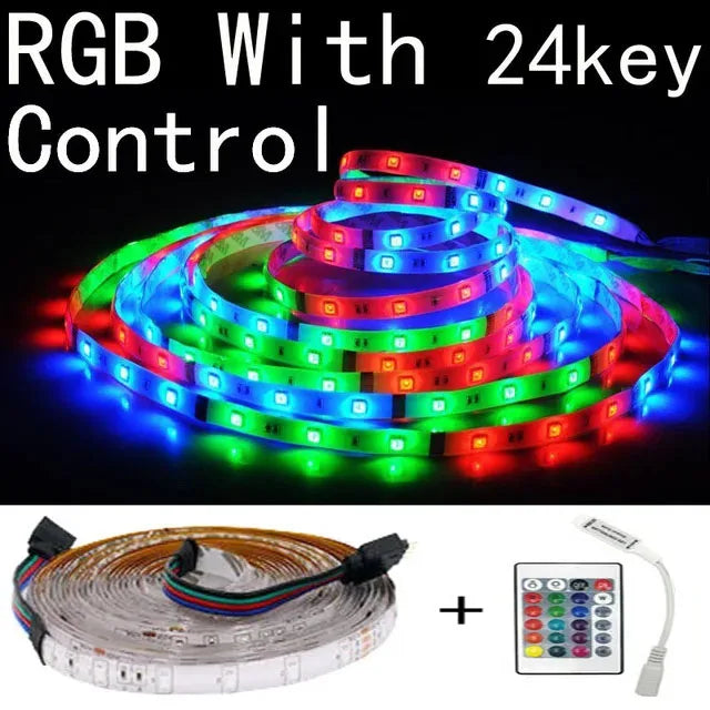 LED Strip light 12V 0.5m 1m 2m 3m 4m 5m SMD Flexible 60leds/m Waterproof non/IP65 LED Diode Tape