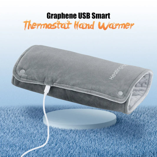New Graphene Quick Heating Warming Pad with Adjustable Temperature and Timing USB Power Supply Office and Home Warming Handbags