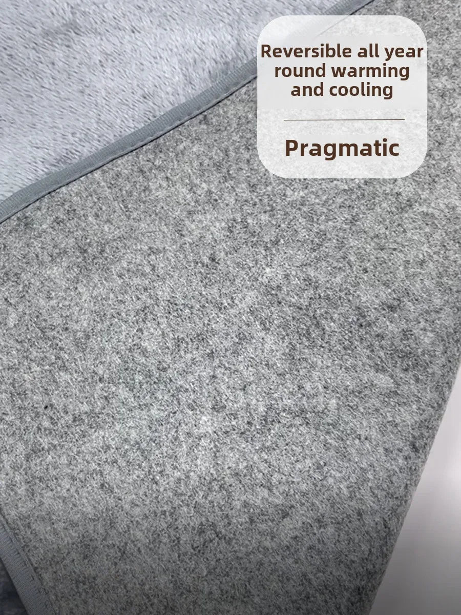 6 Area 10W DC Heated Mat Plush Electric Blanket Single Mattress USB Type-C Interface Portable Washable Office Bedroom Outdoor