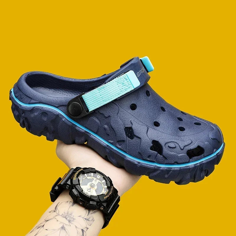 Factory Cheap EVA Men's Clogs Shoes Lightweight Wholesale Plastic Clog Men Beach Working Sandals with Men Clogs&Mules Big Size47
