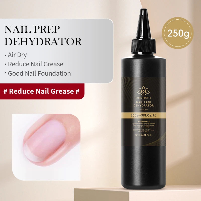 BORN PRETTY 250g Super Strong Nail Glue For False Nail Tips Press On Nails Refilled Package Base Gel Top Coat Matte Top Coat