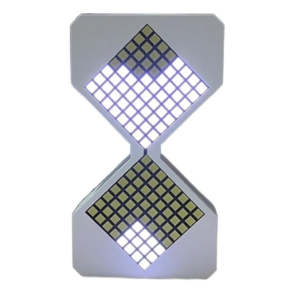 Cyber Style LED Electronic Hourglass with Gravity Sensing 1-30 Min Timer DIY Digital Sand Clock Technology Sense Decompress