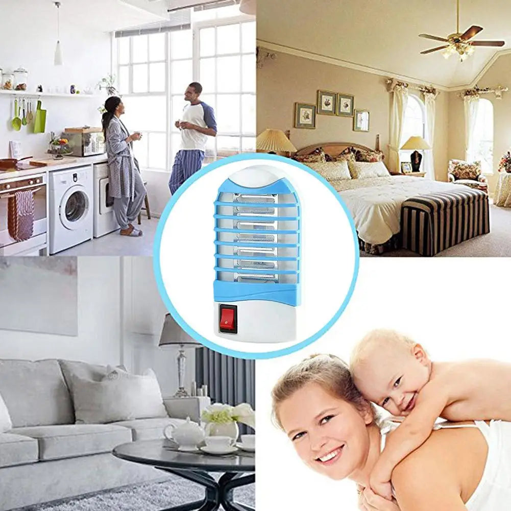 LED Socket Mosquito Killer Lamp US/EU Plug Electric Mosquito Fly Bug Insect Trap Killer Night Lamp Summer Mosquito Light Lamp