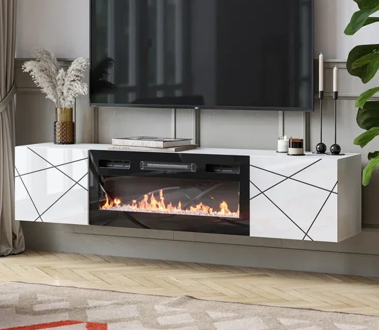#For TV Stand with Fireplace Included TV Table Cabinet Television Cabinet TV Console Living Room Furniture