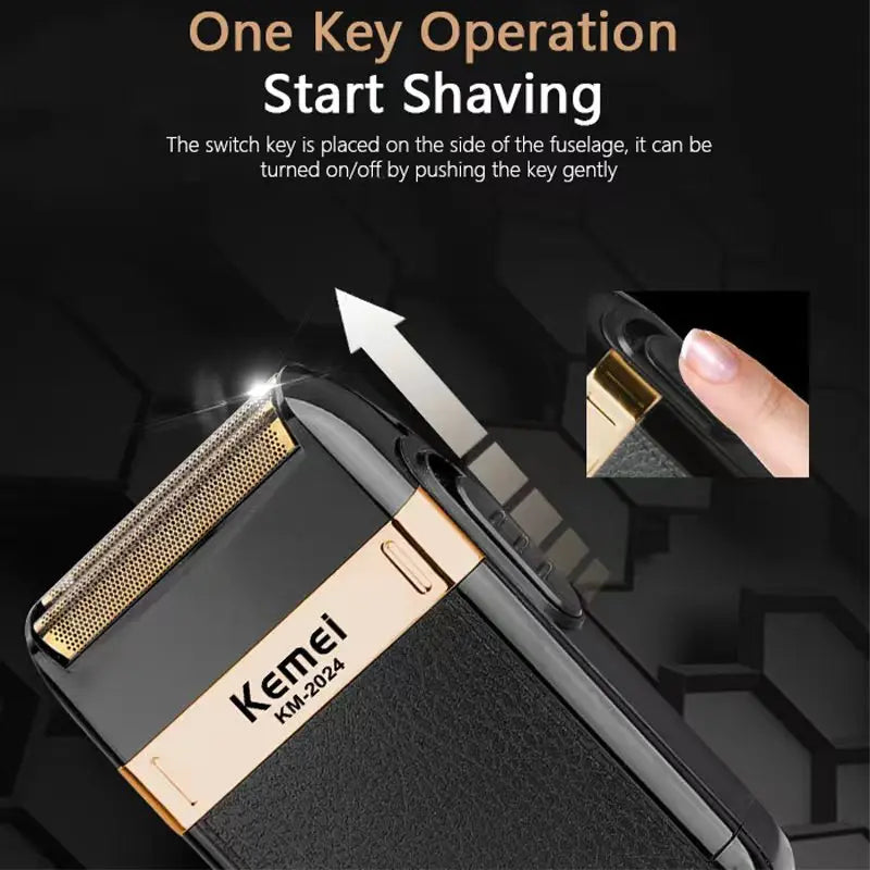 Kemei Hair Clipper Km-1071 Km-2299 Km-2024 UBS Rechargeable Cordless Beard Trimmer Powerful Electric Hair Clippers for Men
