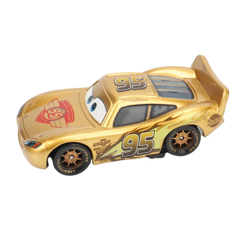 Disney Cars toy Christmas McQueen ROUTE 66 McQueen Champion McQueen Racing car 1:55 Diecast Alloy car Model Boy's Christmas gift
