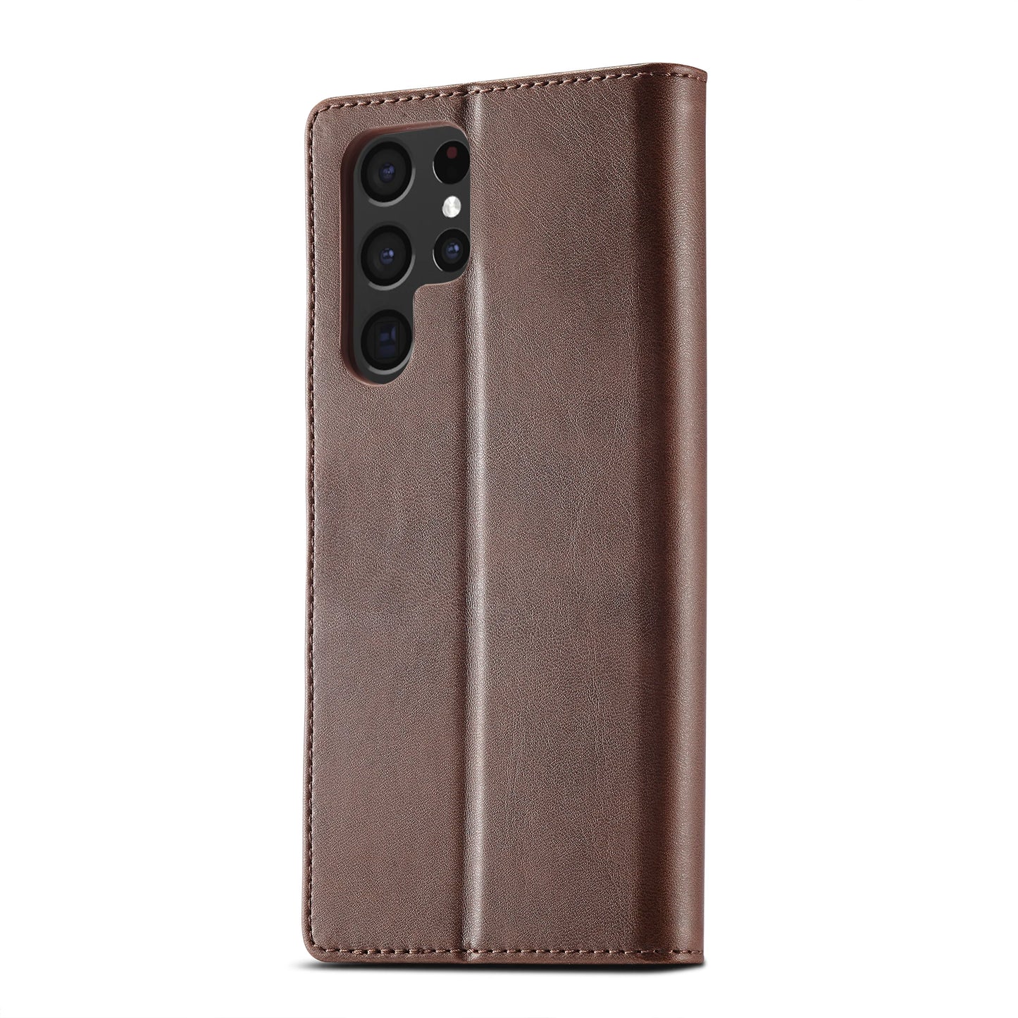 Business Leather Case for Samsung Galaxy S26 S25 Ultra S24 S23 FE S22 S21 S20 S10 Plus Note 20 + Flip Wallet Card Holder Cover