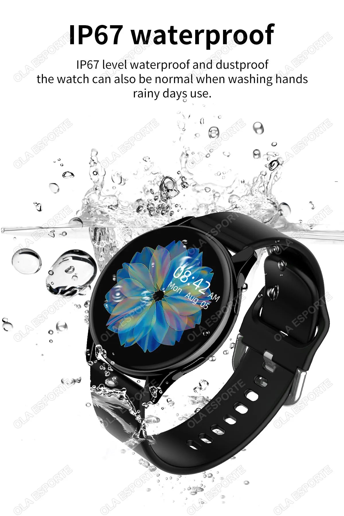 For Android IOS Smartwatch GPS Fitness Tracker Watch 6 Bluetooth Call Watches For Man Heart Rate Monitor Watch Men Women 2025New