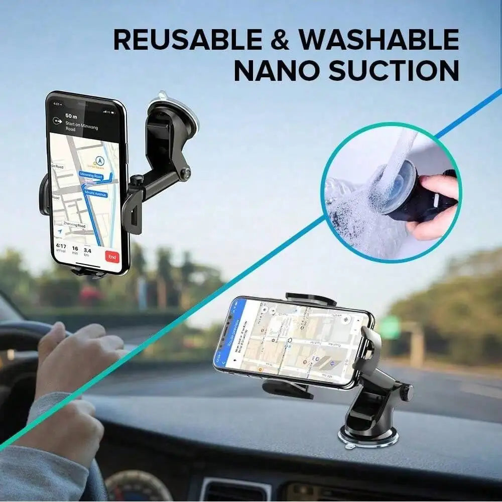1PC Car Dashboard Navigation Bracket - Suction Cup Mobile Phone Support for Dashboard or Air Outlet