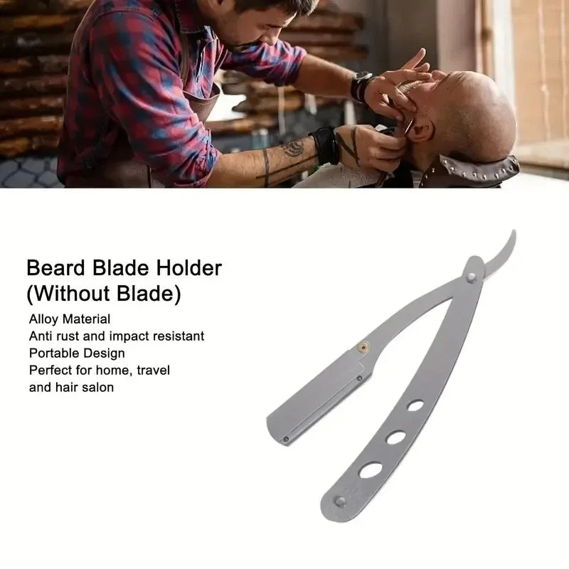 Shaving Razor Face Manual Shaves Blades Foldable Straight  Safety Razor Men Stainless Steel Care Body Face Hair Removal Knife