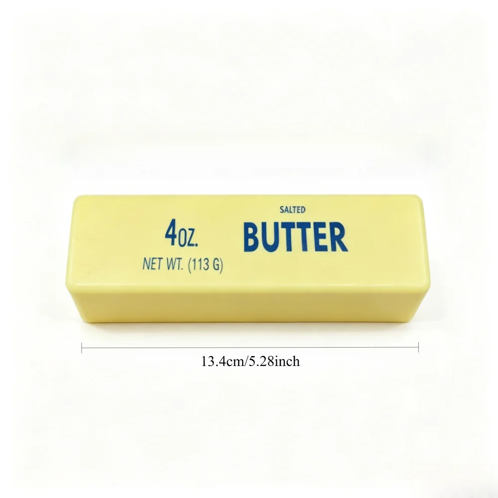 Soft Slow Rebound Butter Stick Realistic Silicone Squeeze Stress Relief Gadget Desk Office Accessory Funny Anti-Anxiety Gift