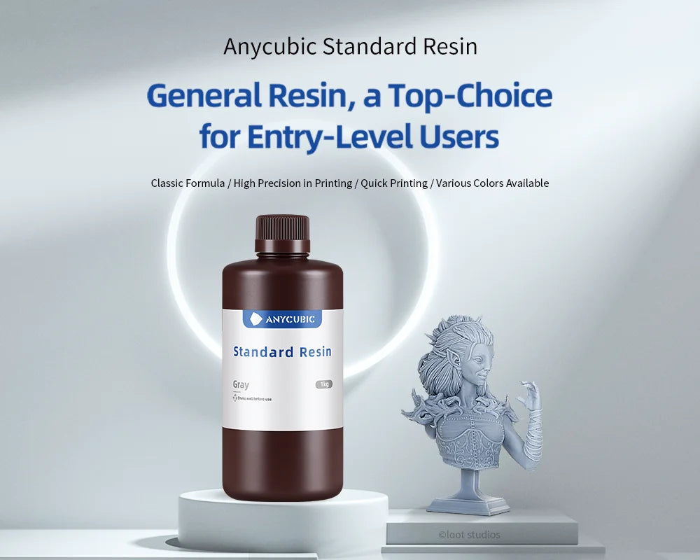 ANYCUBIC Standard Resin 405nm UV Resin LCD 3D Printer Photosensitive Resin For Photon Mono 7 Pro Figurines 3D Printing Materials