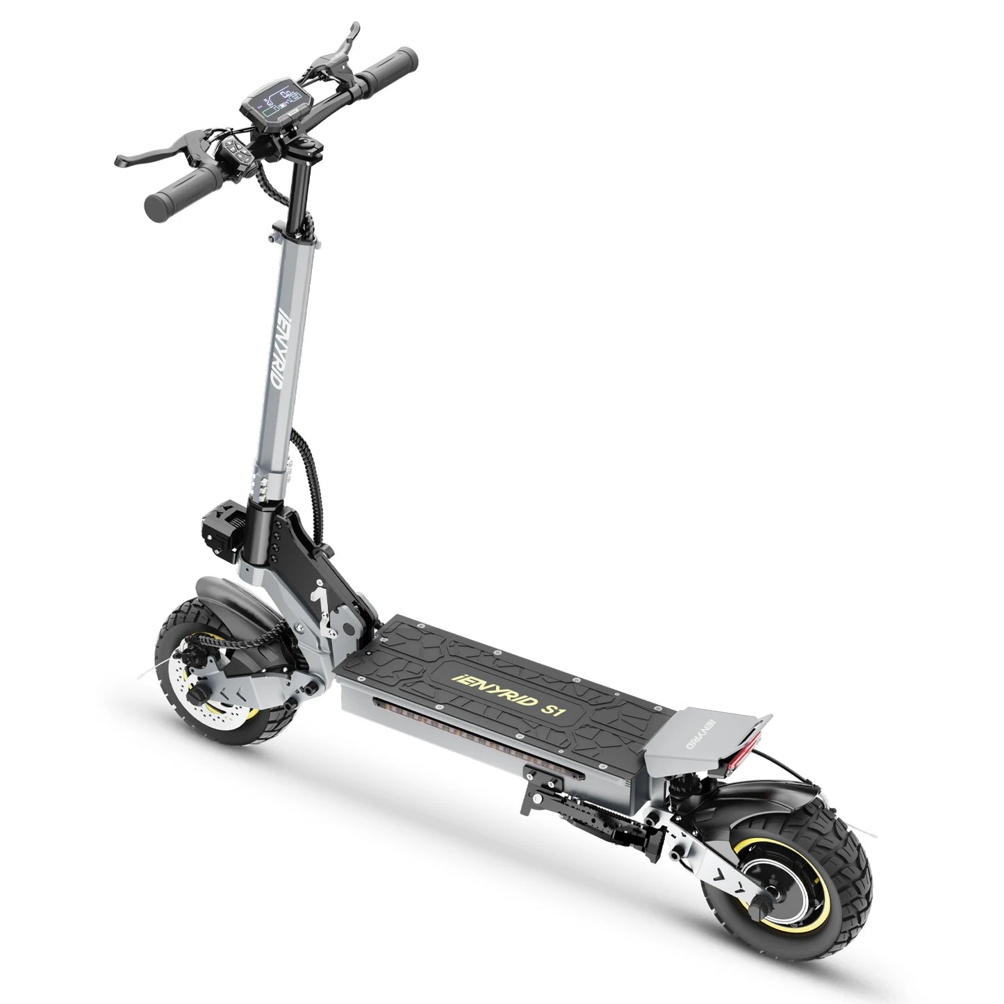 iENYRID iE-S1 Adult Electric Scooter Foldable 48V 15Ah 250W Off-Road Tire E-Mountain Scooter for Sports Entertainment Cycling