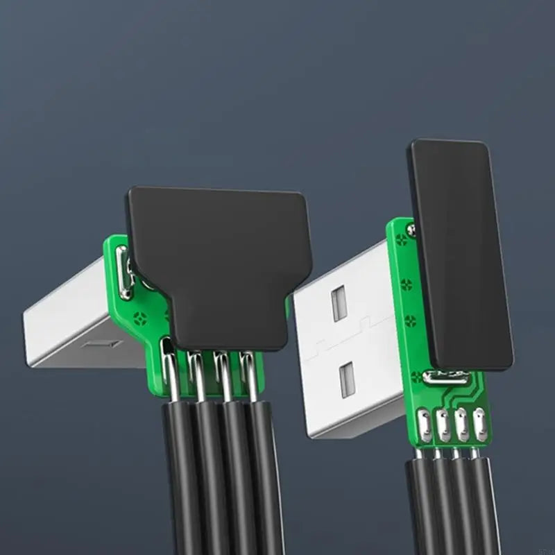 920L FPV Flat Thin Ribbon FPC Cable Standard USB A Male to Female Flexible Silicones Power Cord 480Mbps Transfer Speed