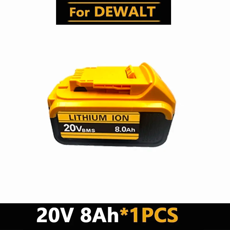 .Original for DEWALT 20v/60V battery DCB606 DCB609 DCB182 DCB205 DCB206 DCB209 power tool 18V battery 6AH 9AH battery.
