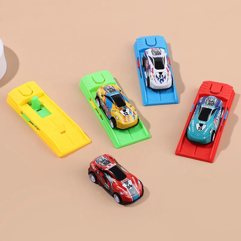 5-20Pcs Alloy Shooting Flying Racing Car Toys for Kids Boy Birthday Party Favors Goodie Pinata Fillers Baby Shower Guest Gifts