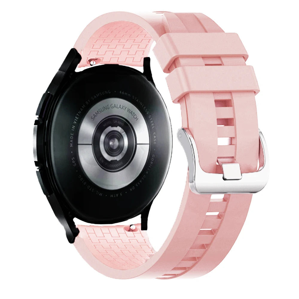 20mm 22mm watch band for Samsung Galaxy watch 6/5/pro/4/6 classic/Active 2 Silicone Sport bracelet huawei gt 4-3-pro-2-2e strap