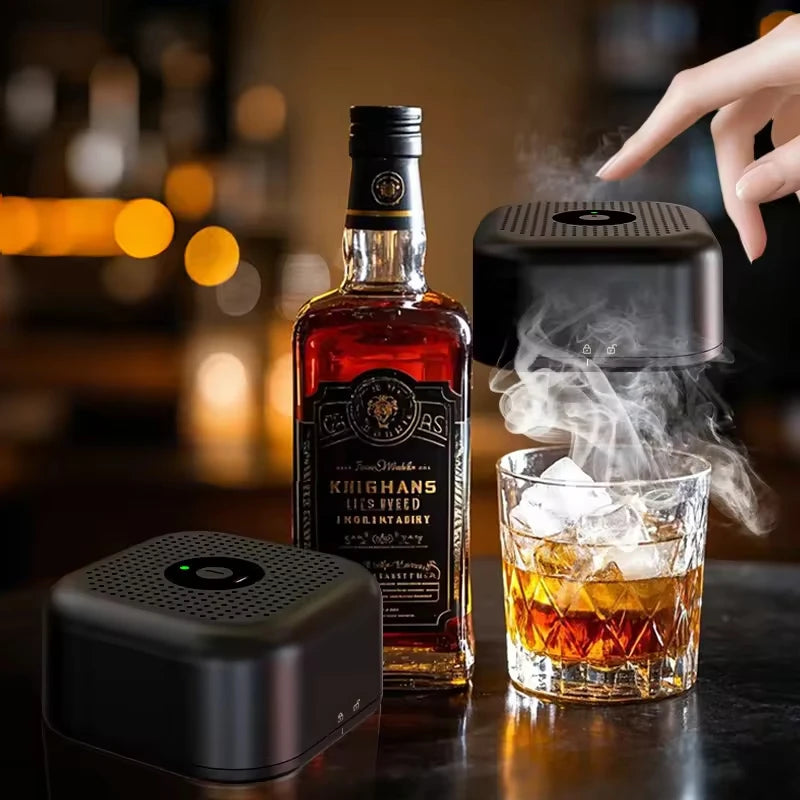 Cocktail Smoking Set Collection Supply Chain Multi-Style WhiskeyWooden Smoked Hood Smoker Cocktail Accessories Kitchen Bar Tools