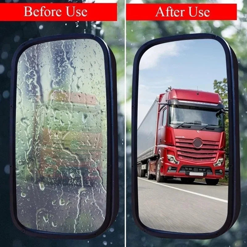 Car Truck Rearview Mirror Rainproof Film Window Glass Anti-fog Waterproof Stickers Rainy Day Safe Driving Rain Proof Films