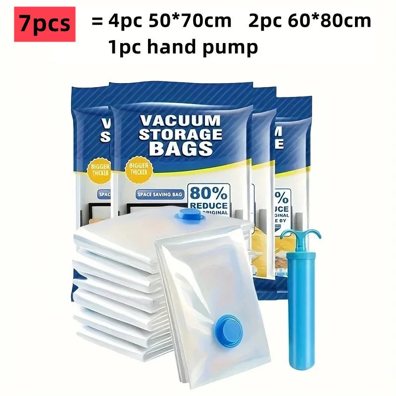 Vacuum storage bag space saving bag for clothes, mattresses, blankets, duvets, pillows, quilts, travel, moving