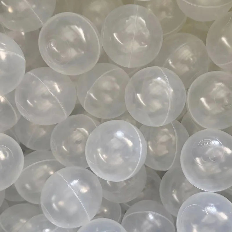 50Pcs Baby Plastic Ball Pit Balls Kids Toys Outdoor Sport Ball Eco-Friendly Water Pool Ocean Wave Balls Children Stress Air Ball