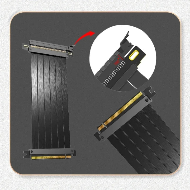 Riser Cable PCI For EXPRESS 16X Flexible Cable Card High Speed Extension Port Adapter Card PCIe 3.0 X16 Riser For GPU