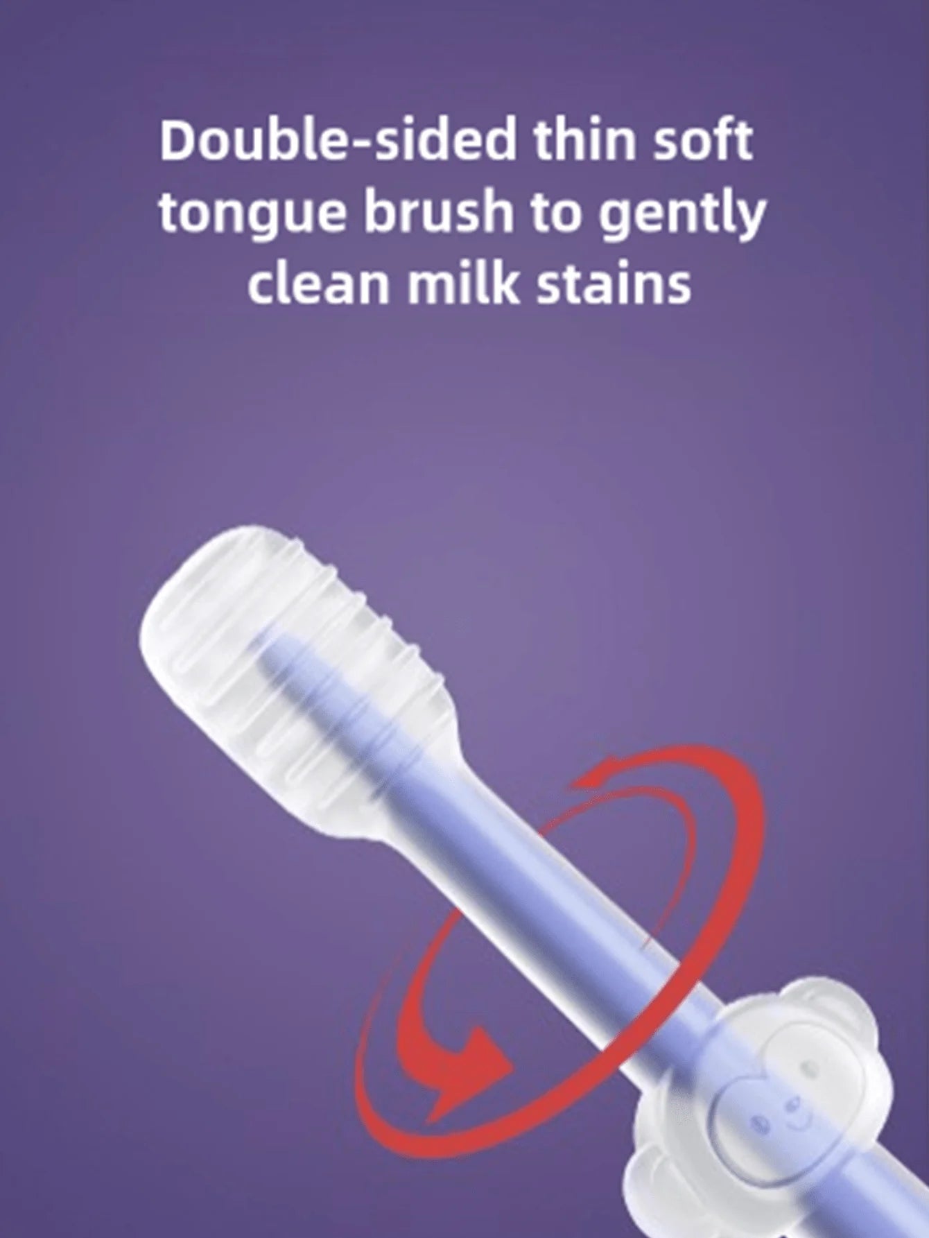 Baby Silicone Toothbrush 3d Wrapped Teeth Tongue Massage Brush Gently Cleans Milk Stains For Training Brush Teeth Child
