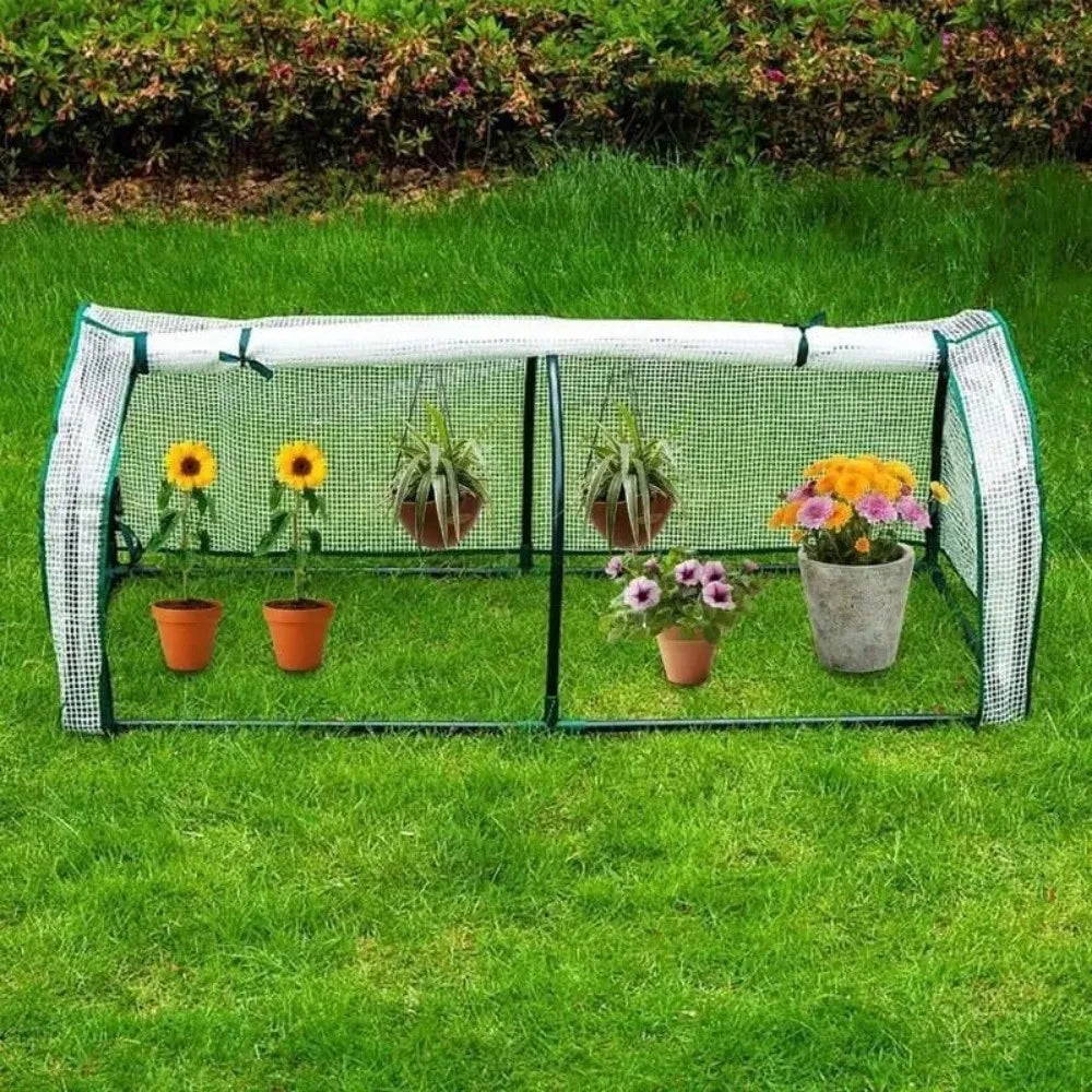 Transparent Mini Plant Greenhouse Plastic Waterproof Insulation Cover Bird-proof Efficient Protect Plant Grow Tent Backyard