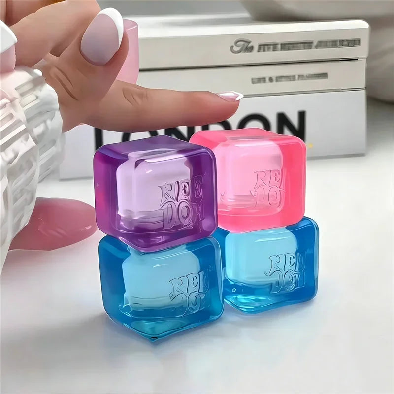 Needoh Nice Berg Giant Sensory Cube Maltose Toy 4 Pack Mini Baby Teenie Cube Squeeze Slow Rebound Stress Reliever Sensory Play