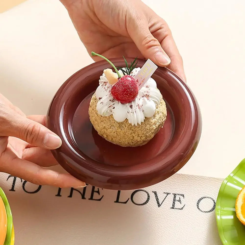 Stackable 7th Floor Hamburg Dinner Plate Stackable Dinner Plate Bone Spit Plate Interesting Sauce Container Table Decoration