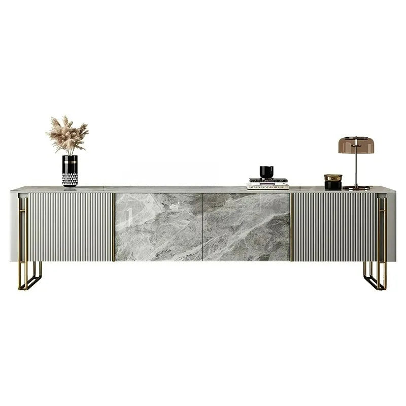 Customizable luxury TV cabinets, modern minimalist living room and bedroom platform coffee table sets with storage cabinets.