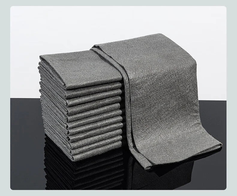 Thickened Magic Cleaning Cloth Microfiber Glass Clean Towel Reusable Washable Lint-free Cleaning Rags for Kitchen Glass Car